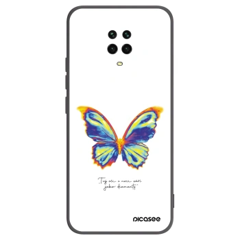 Picasee husă neagră din silicon pentru Xiaomi Redmi Note 9S - Diamanty White
