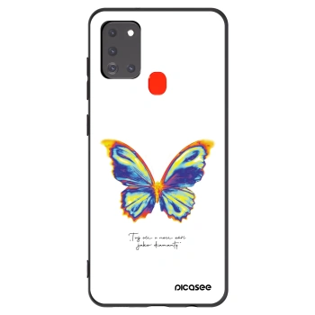 Picasee husă neagră din silicon pentru Samsung Galaxy A21s - Diamanty White