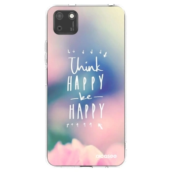 Picasee husă transparentă din silicon pentru Huawei Y5P - Think happy be happy
