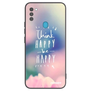 Husă pentru Samsung Galaxy M11 - Think happy be happy