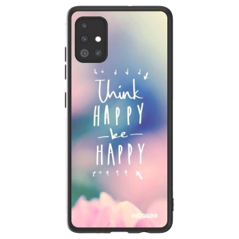 Picasee ULTIMATE CASE pentru Samsung Galaxy A51 A515F - Think happy be happy