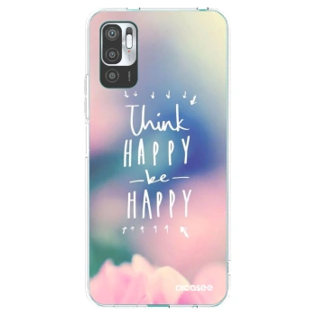 Picasee husă transparentă din silicon pentru Xiaomi Redmi Note 10 5G - Think happy be happy