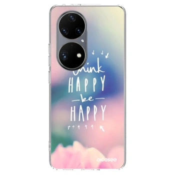 Husă pentru Huawei P50 - Think happy be happy
