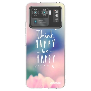 Picasee husă transparentă din silicon pentru Xiaomi Mi 11 Ultra - Think happy be happy