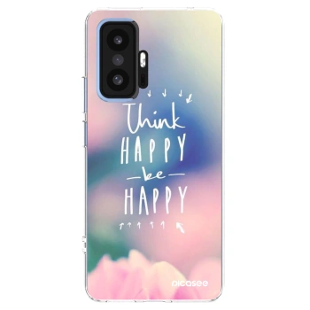 Picasee husă transparentă din silicon pentru Xiaomi 11T - Think happy be happy