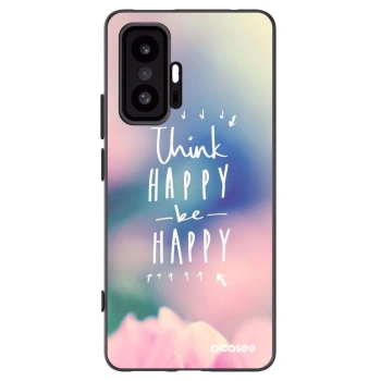 Picasee husă neagră din silicon pentru Xiaomi 11T - Think happy be happy