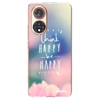 Picasee husă transparentă din silicon pentru Honor 50 5G - Think happy be happy