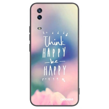 Picasee husă neagră din silicon pentru Vivo Y11s - Think happy be happy