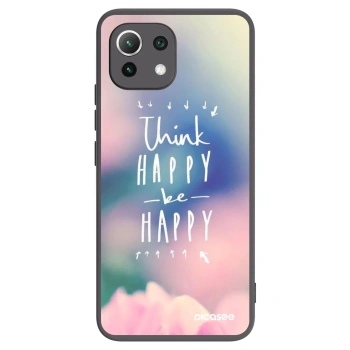 Picasee husă neagră din silicon pentru Xiaomi 11 Lite 5G NE - Think happy be happy