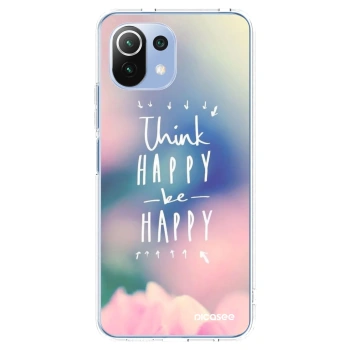 Picasee husă transparentă din silicon pentru Xiaomi 11 Lite 5G NE - Think happy be happy