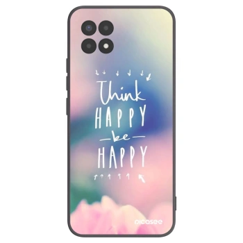 Picasee husă neagră din silicon pentru Realme 8i - Think happy be happy