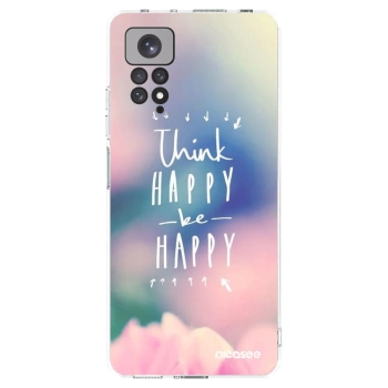 Picasee husă transparentă din silicon pentru Xiaomi Redmi Note 11 - Think happy be happy