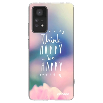 Picasee husă transparentă din silicon pentru Xiaomi Redmi Note 11 Pro - Think happy be happy
