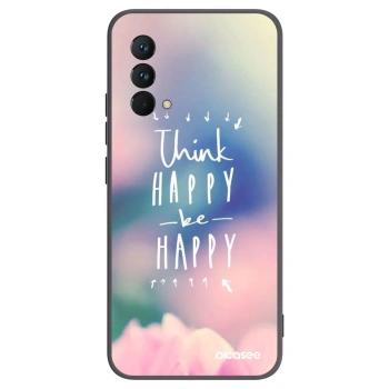 Picasee husă neagră din silicon pentru Realme GT Master Edition 5G - Think happy be happy