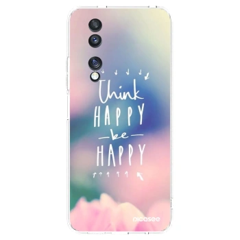 Picasee husă transparentă din silicon pentru Honor 70 - Think happy be happy