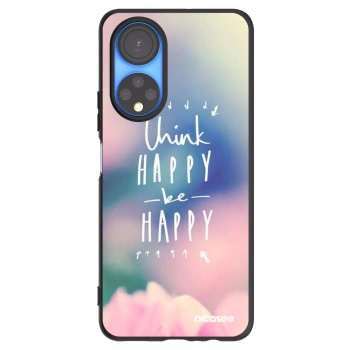 Picasee husă neagră din silicon pentru Honor X7 - Think happy be happy