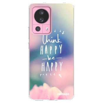 Picasee husă transparentă din silicon pentru Xiaomi 13 Lite - Think happy be happy
