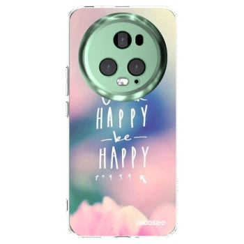 Picasee husă transparentă din silicon pentru Honor Magic5 Pro - Think happy be happy