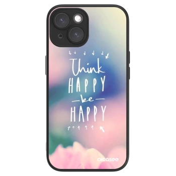Picasee ULTIMATE CASE MagSafe pentru Apple iPhone 15 - Think happy be happy
