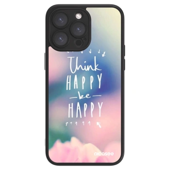 Picasee ULTIMATE CASE pentru Apple iPhone 15 Pro Max - Think happy be happy