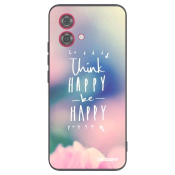 Husă pentru Motorola Moto G84 5G - Think happy be happy