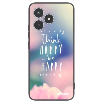 Picasee husă neagră din silicon pentru Realme C53 - Think happy be happy