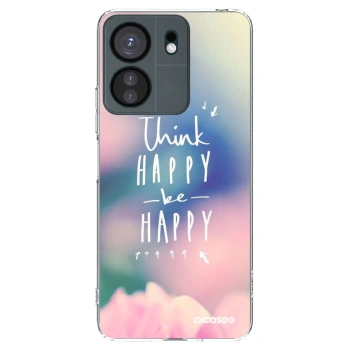 Picasee husă transparentă din silicon pentru Xiaomi Redmi 13C 4G - Think happy be happy