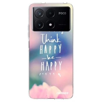 Picasee husă transparentă din silicon pentru Xiaomi Poco X6 Pro - Think happy be happy