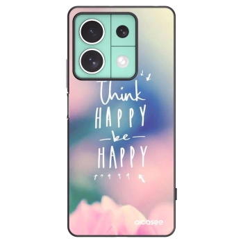 Picasee husă neagră din silicon pentru Xiaomi Redmi Note 13 5G - Think happy be happy