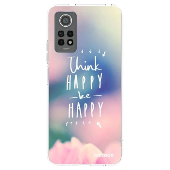 Picasee husă transparentă din silicon pentru Xiaomi Redmi Note 12 Pro 4G - Think happy be happy