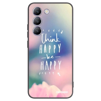 Picasee husă neagră din silicon pentru Vivo V40 SE 5G - Think happy be happy