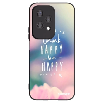 Picasee husă neagră din silicon pentru Honor 200 Lite - Think happy be happy