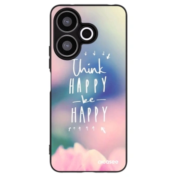 Picasee husă neagră din silicon pentru Xiaomi Redmi 13 4G - Think happy be happy