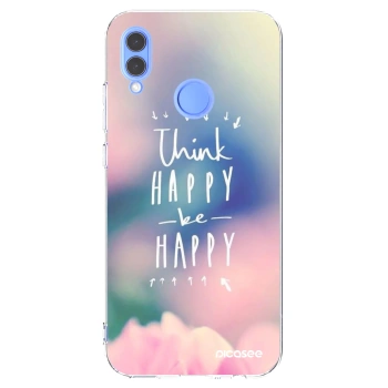 Picasee husă transparentă din silicon pentru Honor 10 Lite - Think happy be happy