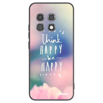 Picasee husă neagră din silicon pentru OnePlus 11 5G - Think happy be happy