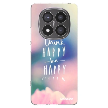 Picasee husă transparentă din silicon pentru Xiaomi Redmi Note 14 Pro+ 5G - Think happy be happy