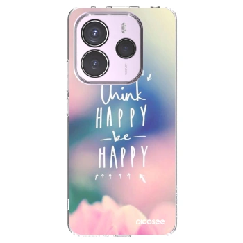 Picasee husă transparentă din silicon pentru Xiaomi Redmi Note 14 5G - Think happy be happy
