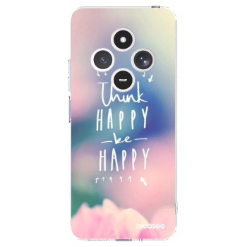 Picasee husă transparentă din silicon pentru Xiaomi Redmi 14C - Think happy be happy