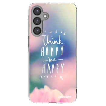 Picasee husă transparentă din silicon pentru Samsung Galaxy A16 5G - Think happy be happy