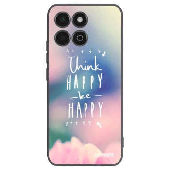Picasee husă neagră din silicon pentru Honor 200 Smart 5G - Think happy be happy