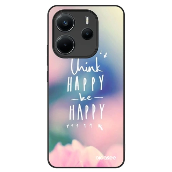 Picasee ULTIMATE CASE pentru Xiaomi Redmi Note 14 4G - Think happy be happy