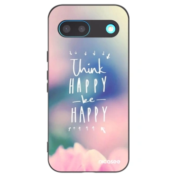 Picasee husă neagră din silicon pentru Google Pixel 8 - Think happy be happy