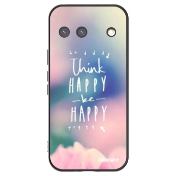 Picasee husă neagră din silicon pentru Google Pixel 9 - Think happy be happy