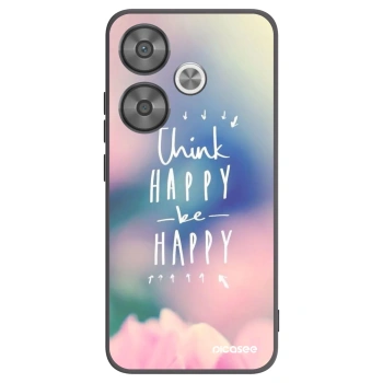 Picasee husă neagră din silicon pentru Xiaomi Poco F6 - Think happy be happy