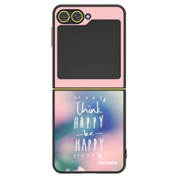 Husă pentru Samsung Galaxy Z Flip5 5G - Think happy be happy