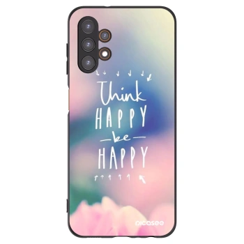 Picasee husă neagră din silicon pentru Samsung Galaxy A13 5G - Think happy be happy