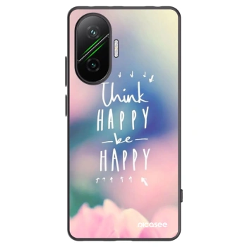 Picasee husă neagră din silicon pentru Xiaomi Poco F7 5G - Think happy be happy