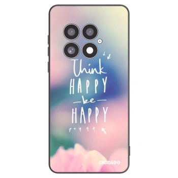 Picasee husă neagră din silicon pentru OnePlus 13 5G - Think happy be happy