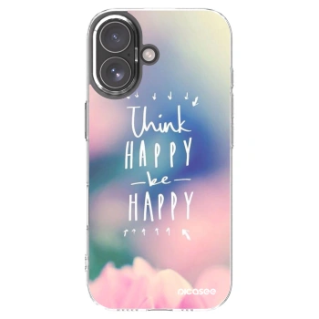 Picasee husă transparentă din silicon pentru Apple iPhone 17 - Think happy be happy