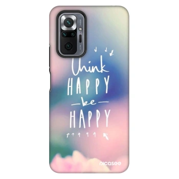 Husă pentru Xiaomi Redmi Note 10 Pro - Think happy be happy